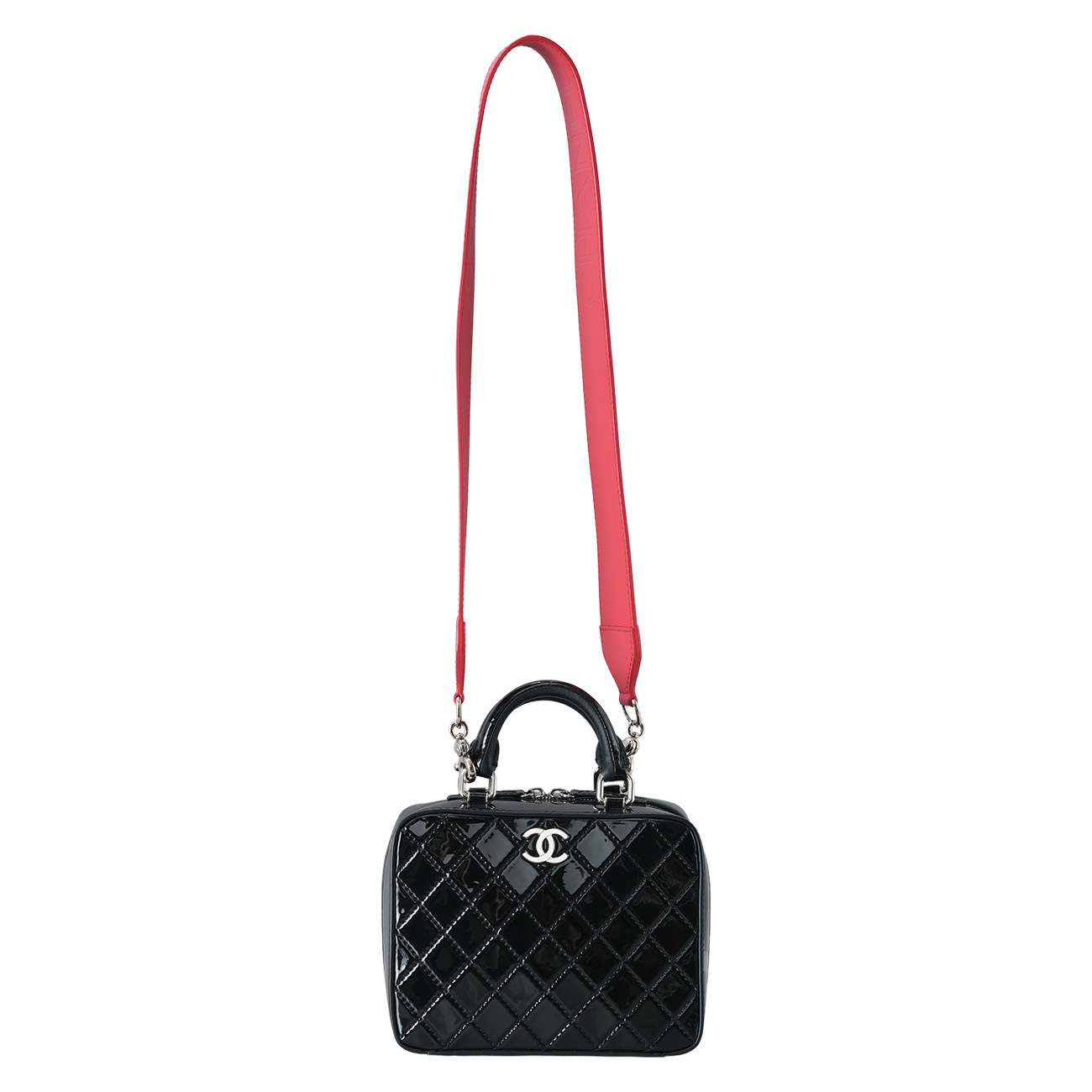 CHANEL(USED)샤넬 AS1286 페이던트 코스메틱 베니티 탑핸들