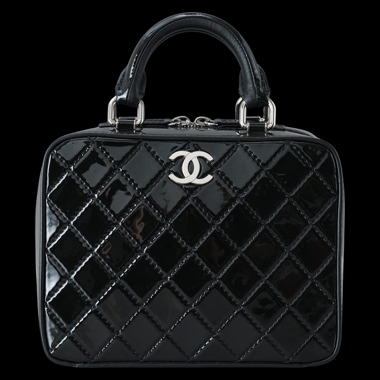 CHANEL(USED)샤넬 AS1286 페이던트 코스메틱 베니티 탑핸들