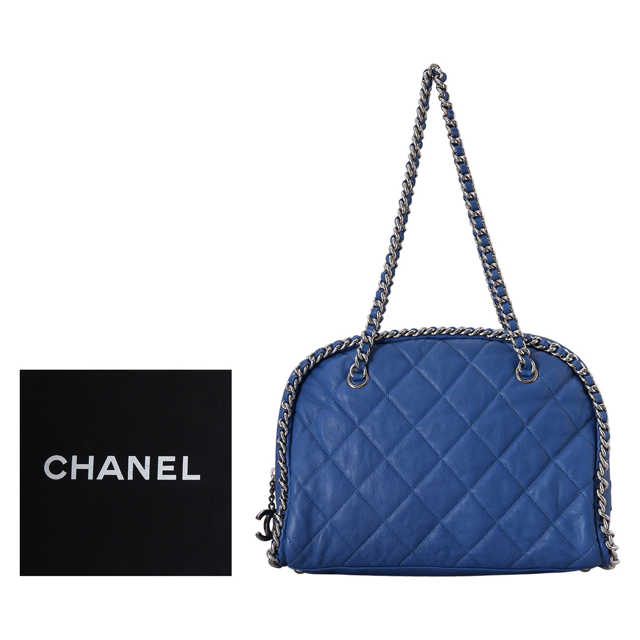 CHANEL(USED)샤넬 시즌 체인 볼링백