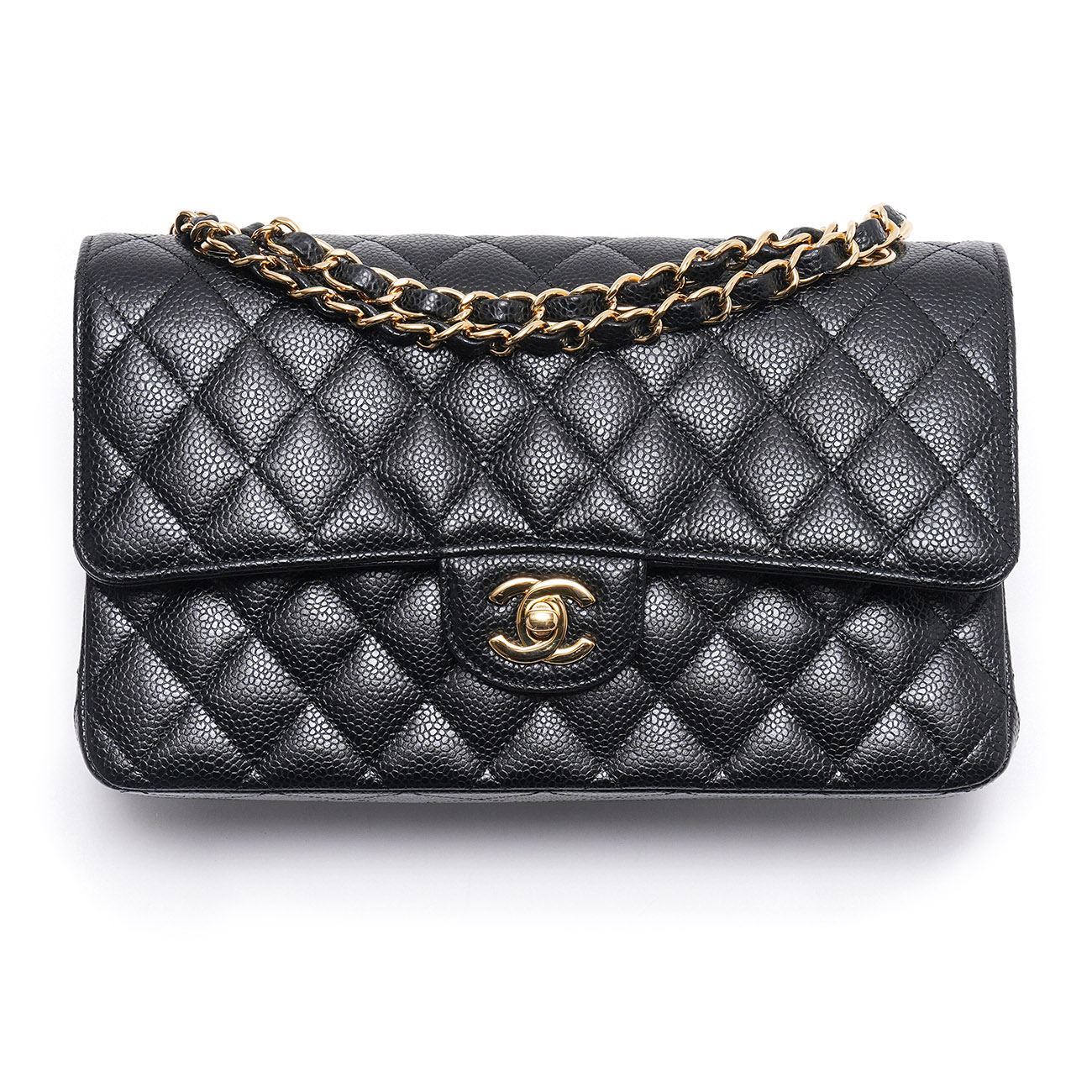 CHANEL(USED)샤넬 캐비어 클래식 미듐 플랩백