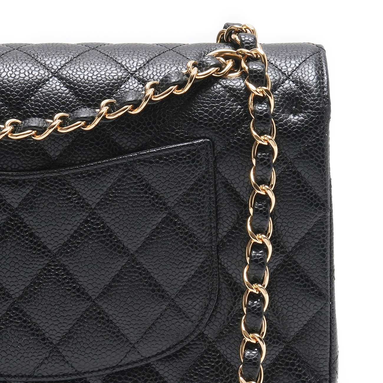 CHANEL(USED)샤넬 캐비어 클래식 미듐 플랩백