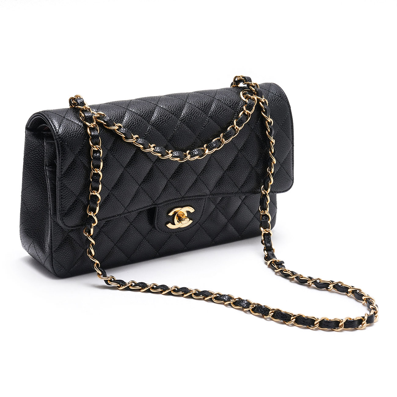 CHANEL(USED)샤넬 캐비어 클래식 미듐 플랩백