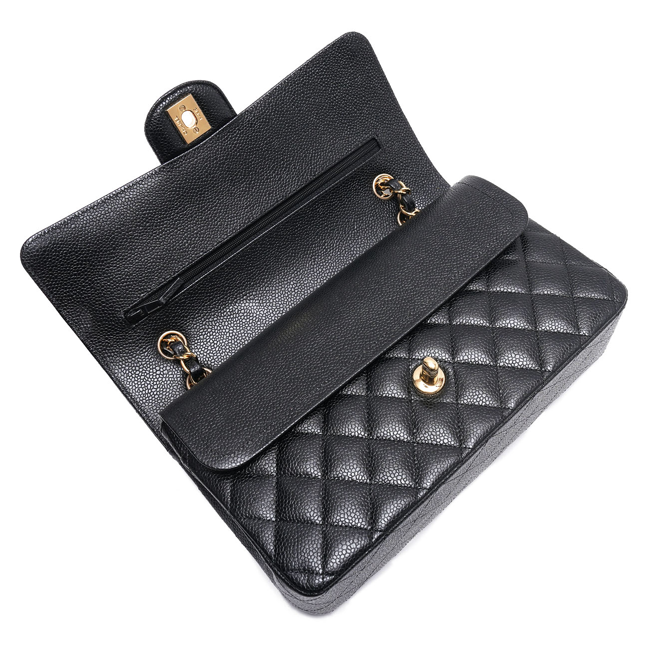 CHANEL(USED)샤넬 캐비어 클래식 미듐 플랩백