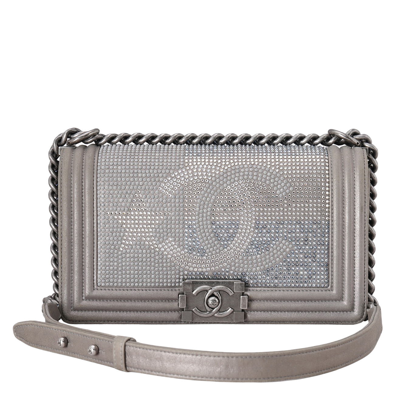 CHANEL(USED)샤넬 시즌 보이샤넬 미듐 플랩백