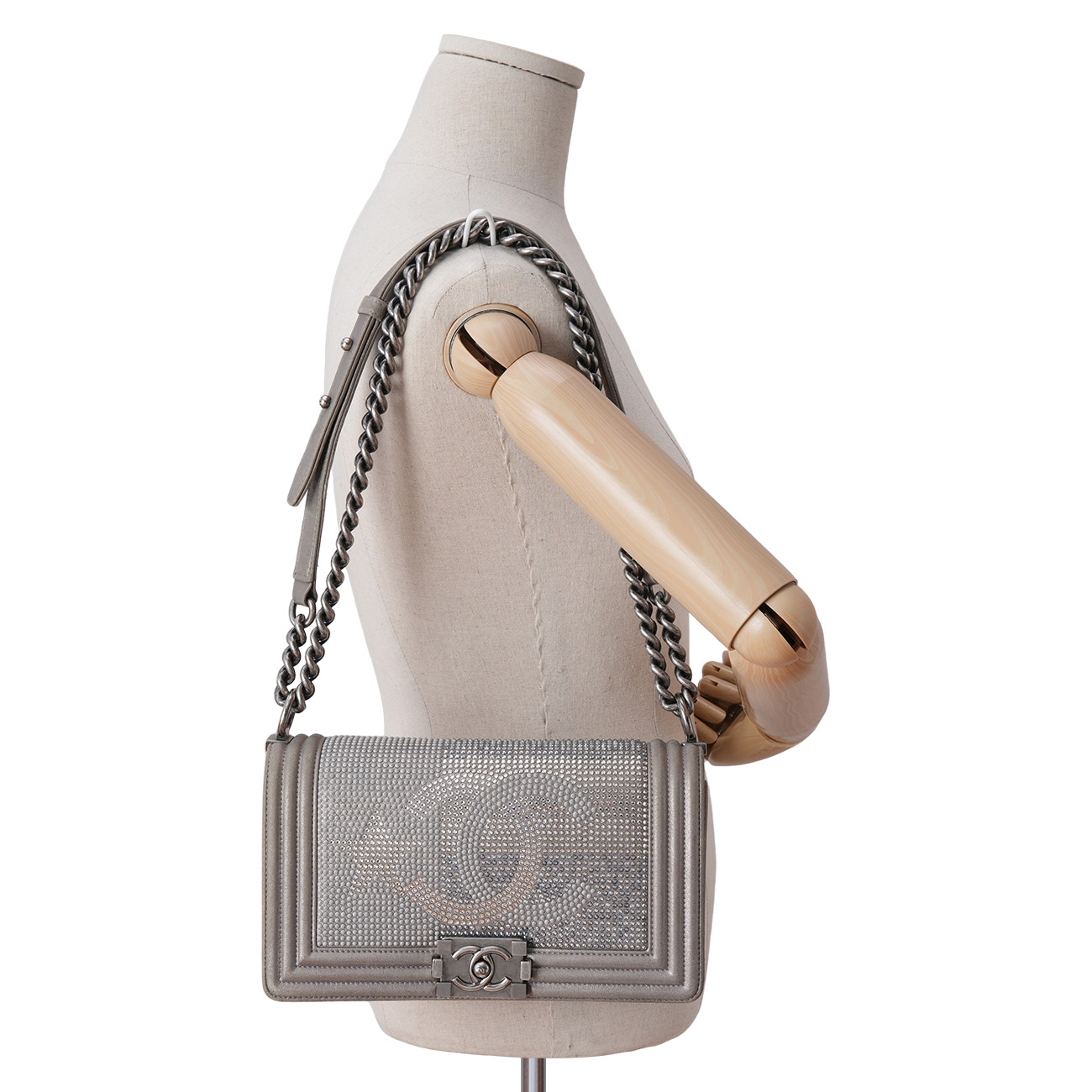 CHANEL(USED)샤넬 시즌 보이샤넬 미듐 플랩백