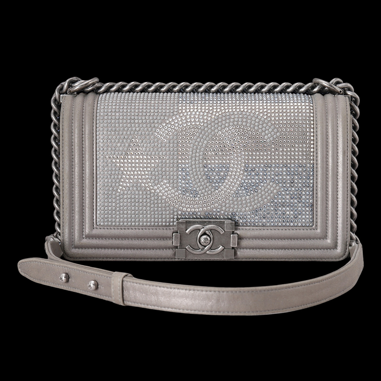 CHANEL(USED)샤넬 시즌 보이샤넬 미듐 플랩백