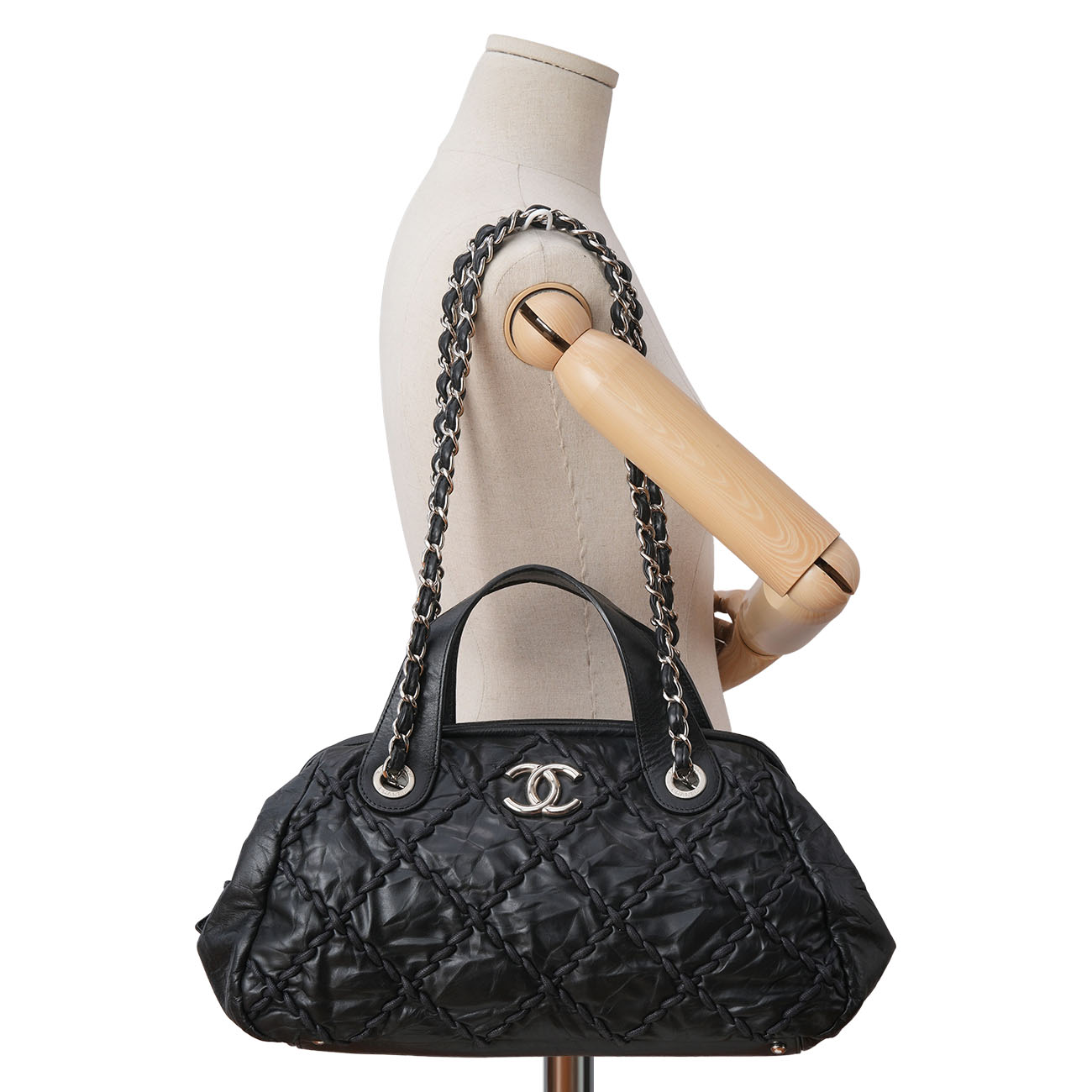 CHANEL(USED)샤넬 시즌 스티치 토트겸 숄더백
