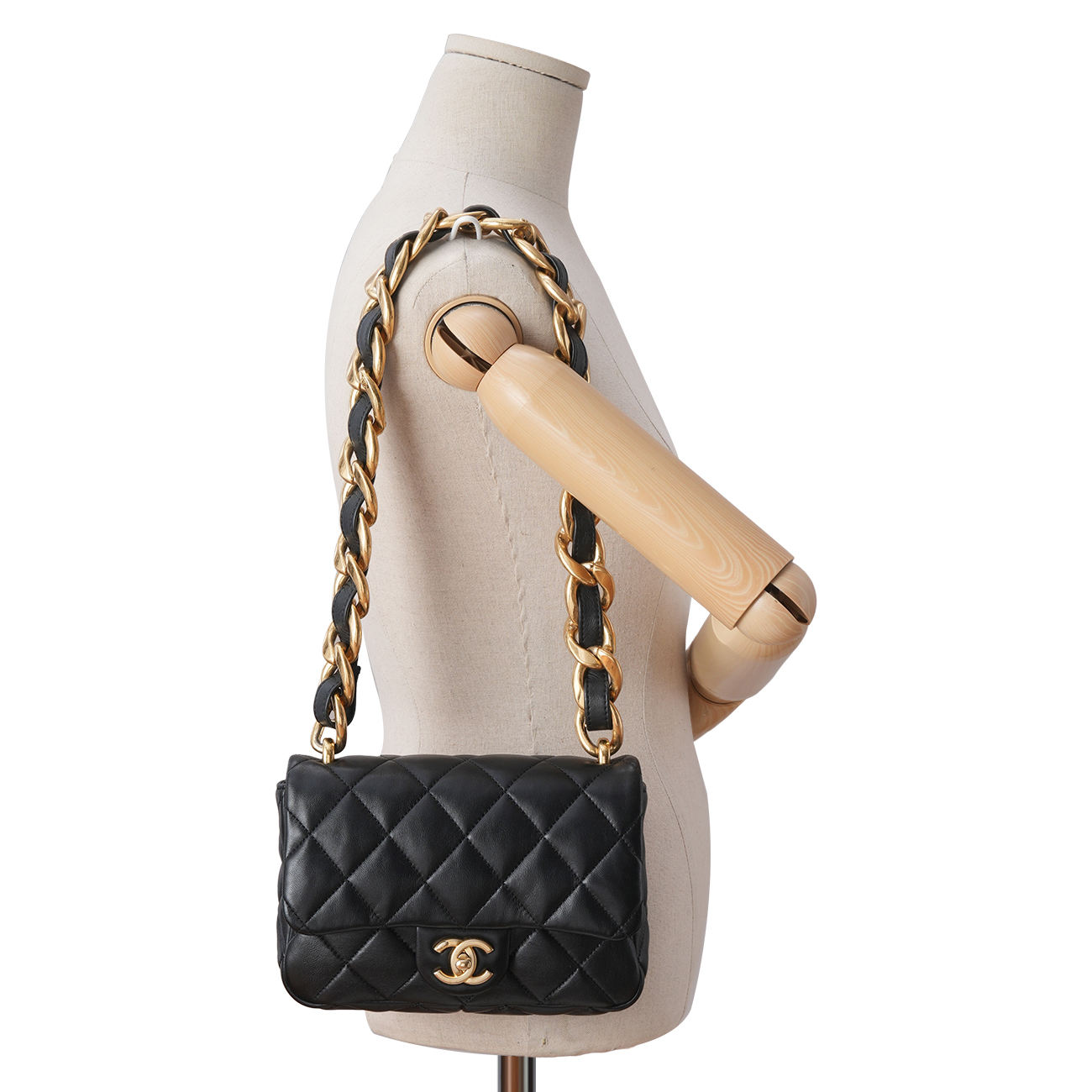 CHANEL(USED)샤넬 시즌 미니 체인 플랩백