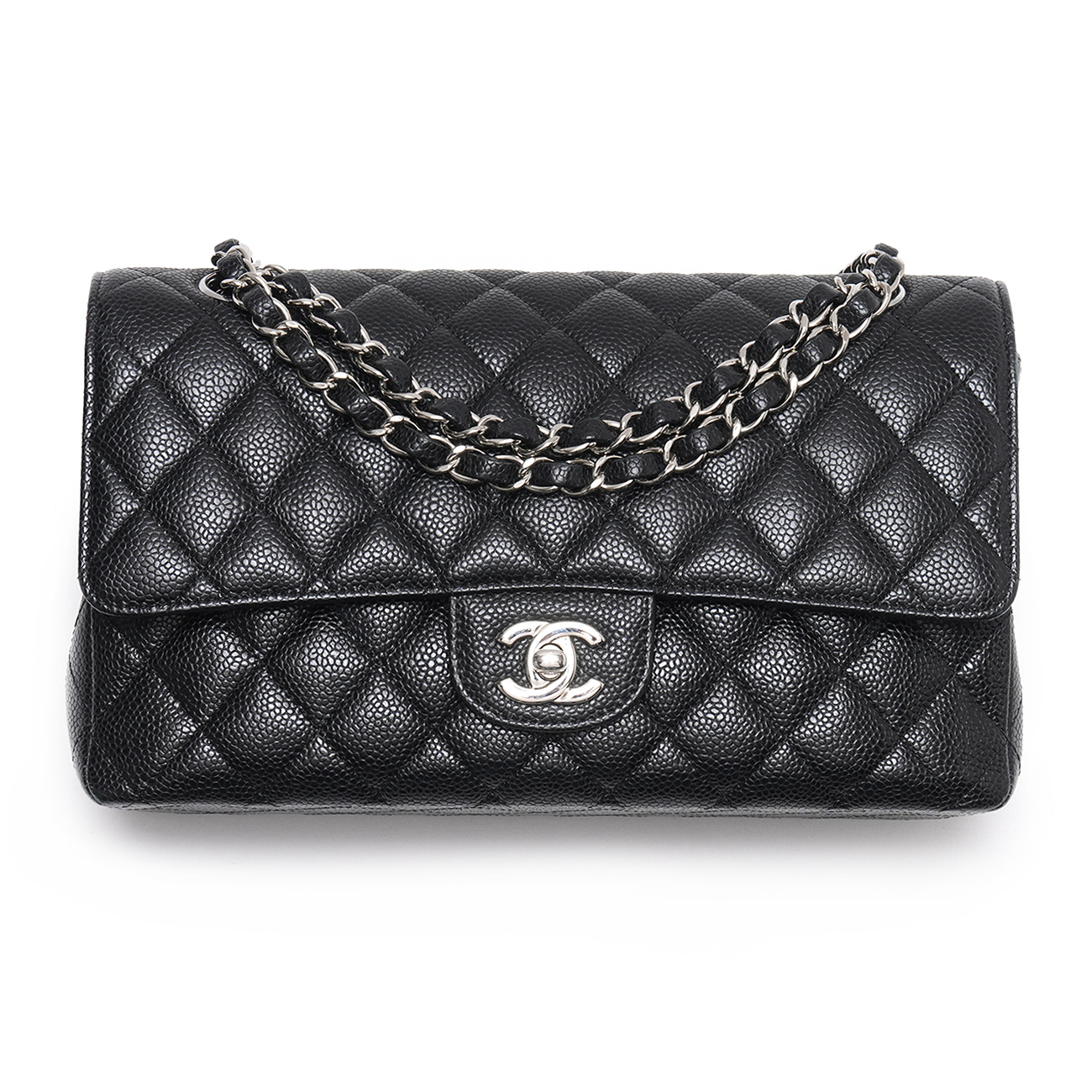 CHANEL(USED)샤넬 캐비어 클래식 미듐 플랩백