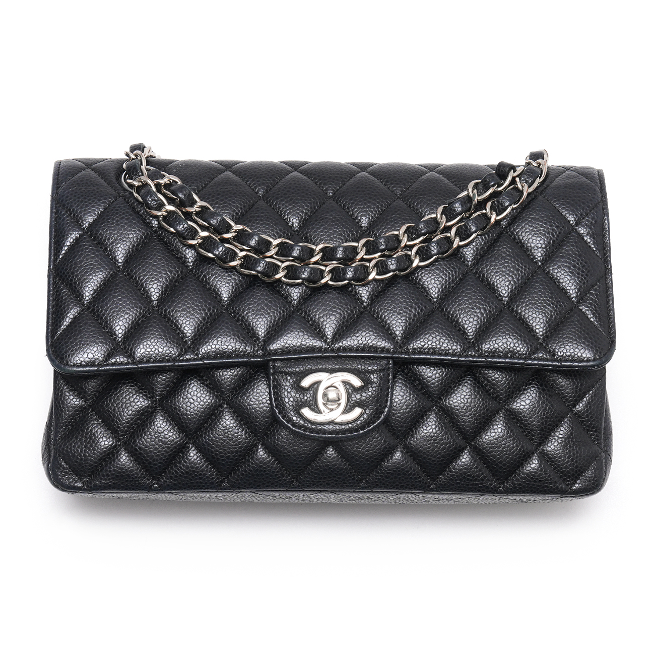 CHANEL(USED)샤넬 캐비어 클래식 미듐 플랩백
