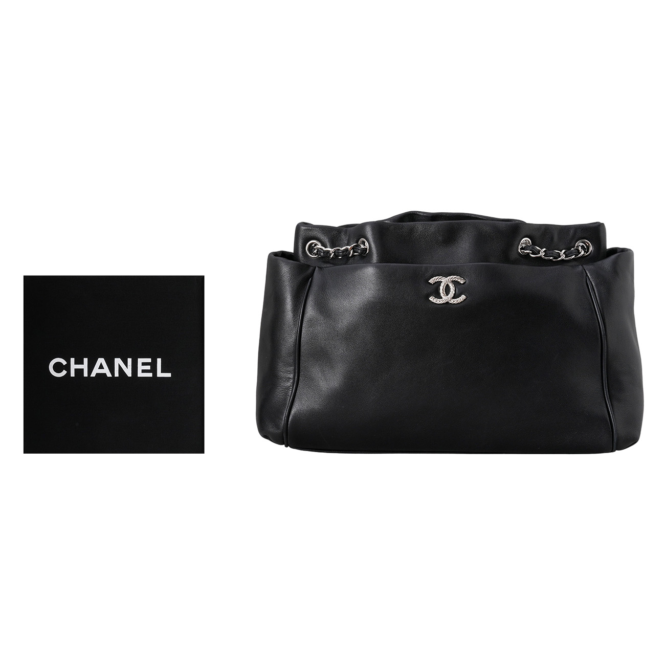 CHANEL(USED)샤넬 시즌 체인 숄더백 블랙