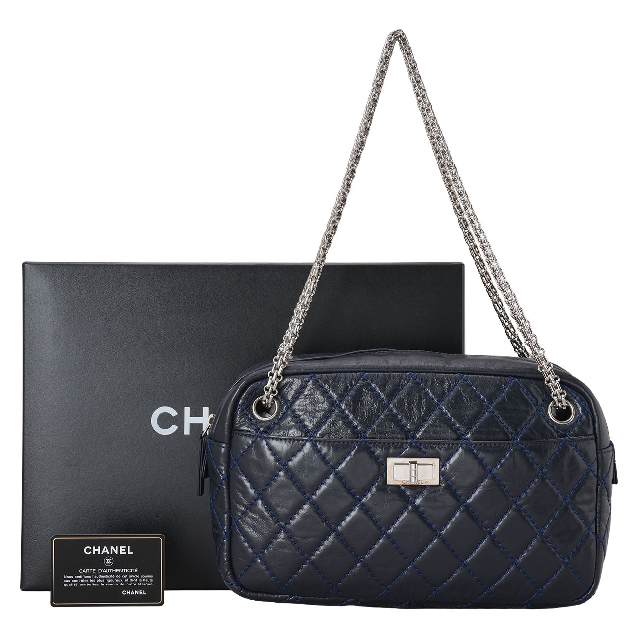 CHANEL(USED)샤넬 2.55 빈티지 카메라 체인 숄더백