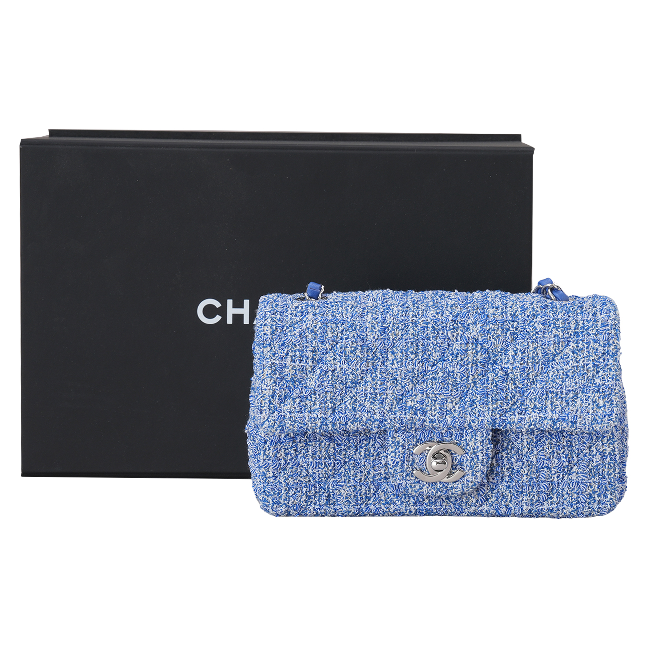 CHANEL(USED)샤넬 트위드 뉴미니 크로스백