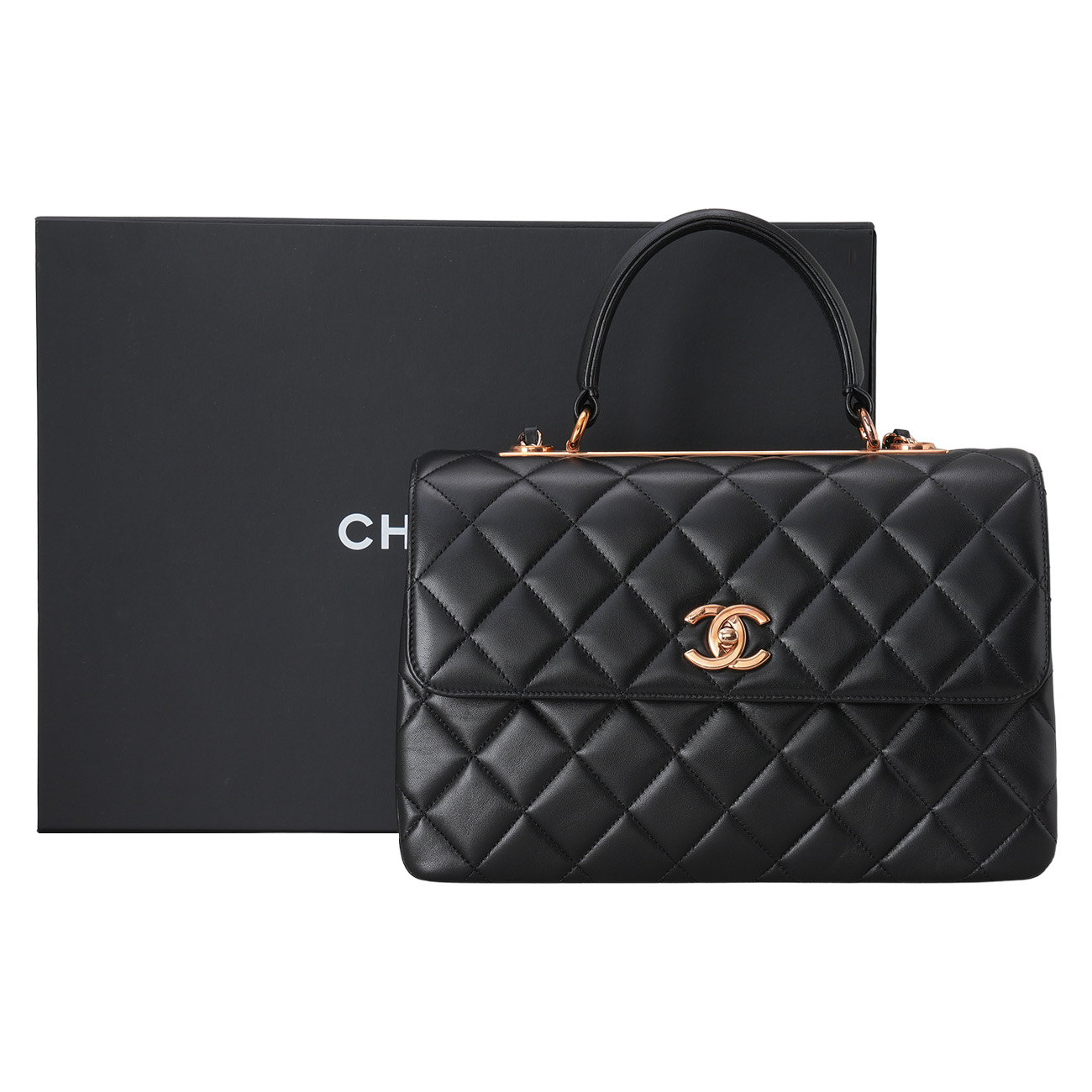 CHANEL(USED)샤넬 A69923 램스킨 트렌디 CC 미듐