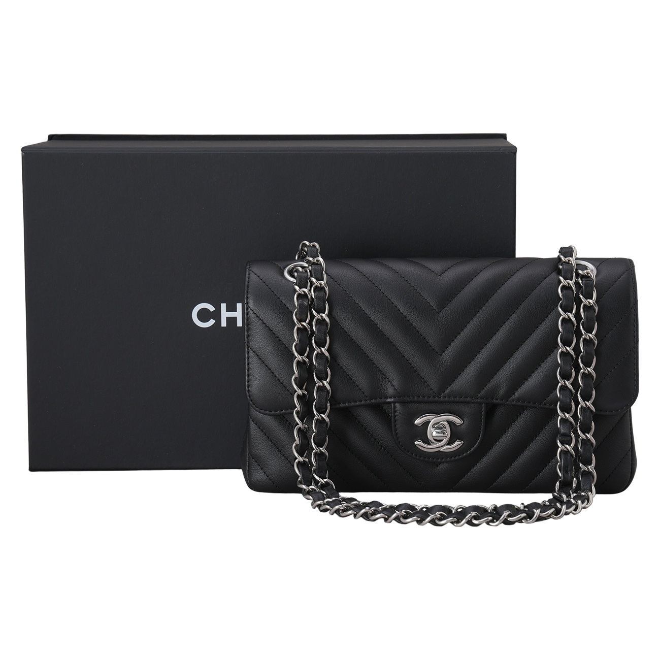 CHANEL(USED)샤넬 A01113 쉐브론 클래식 스몰 플랩백