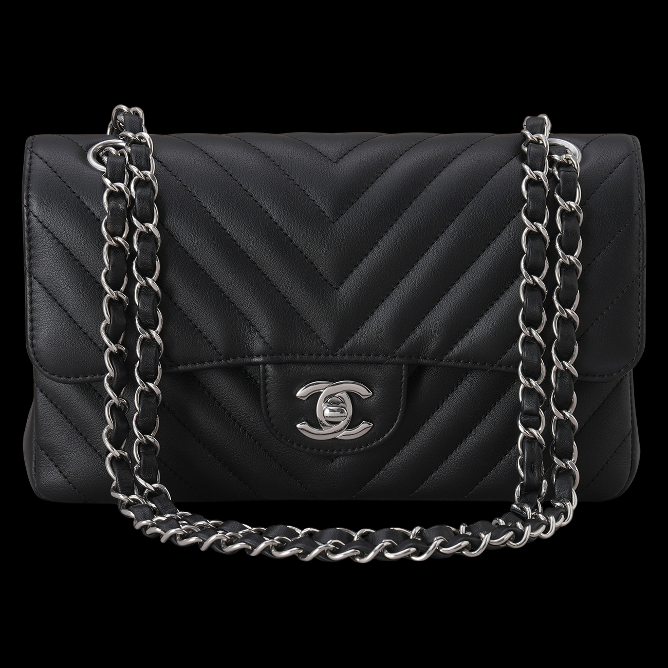 CHANEL(USED)샤넬 A01113 쉐브론 클래식 스몰 플랩백
