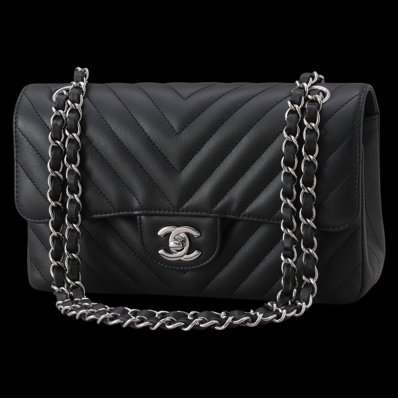 CHANEL(USED)샤넬 A01113 쉐브론 클래식 스몰 플랩백