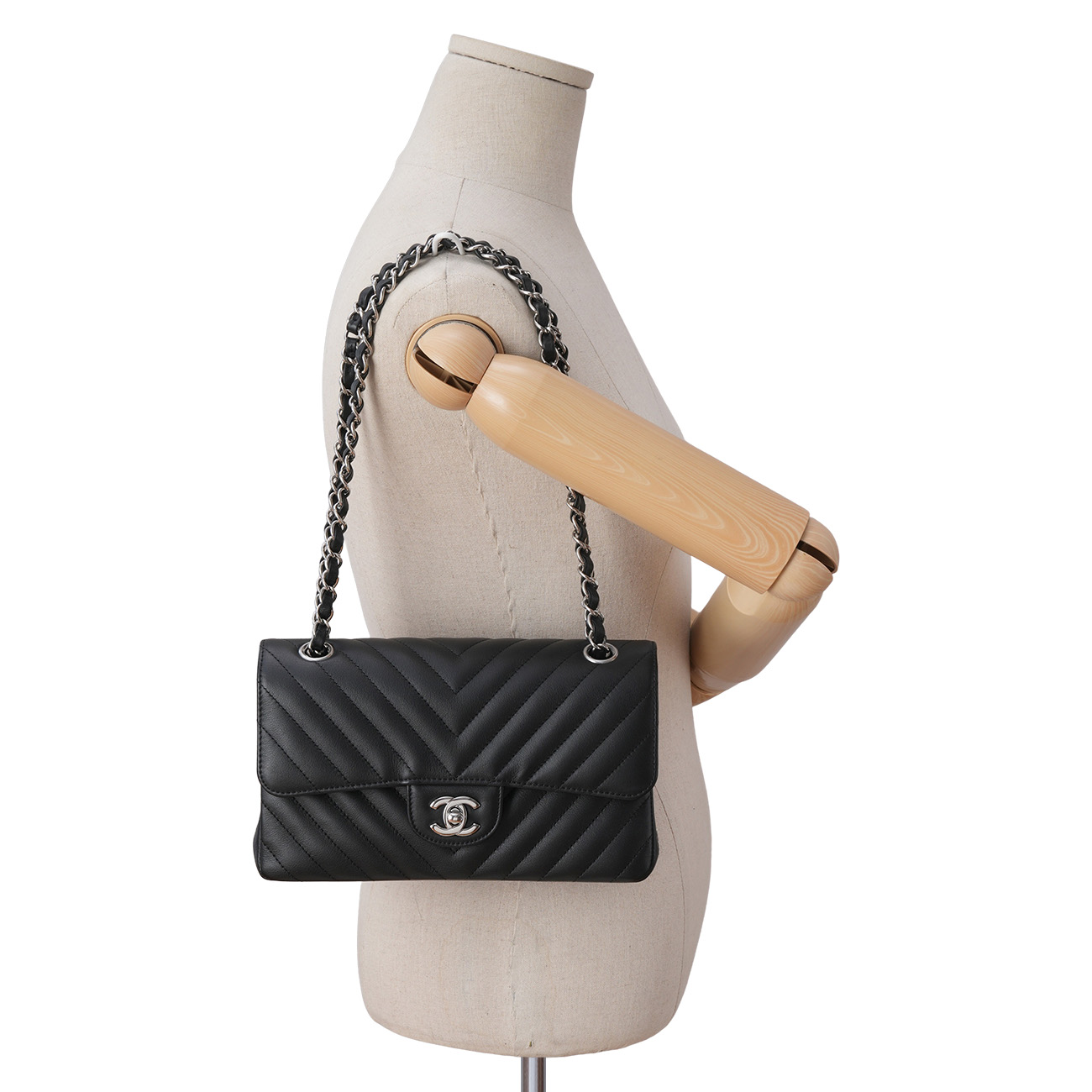 CHANEL(USED)샤넬 A01113 쉐브론 클래식 스몰 플랩백