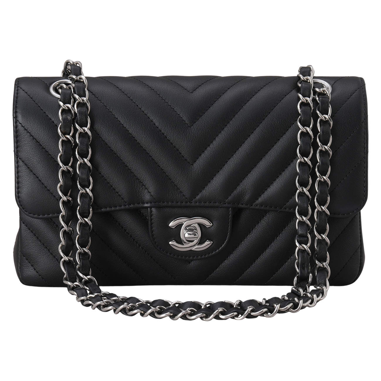 CHANEL(USED)샤넬 A01113 쉐브론 클래식 스몰 플랩백