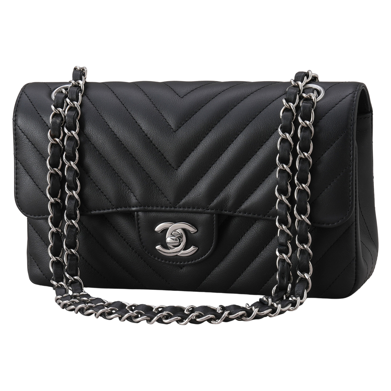CHANEL(USED)샤넬 A01113 쉐브론 클래식 스몰 플랩백