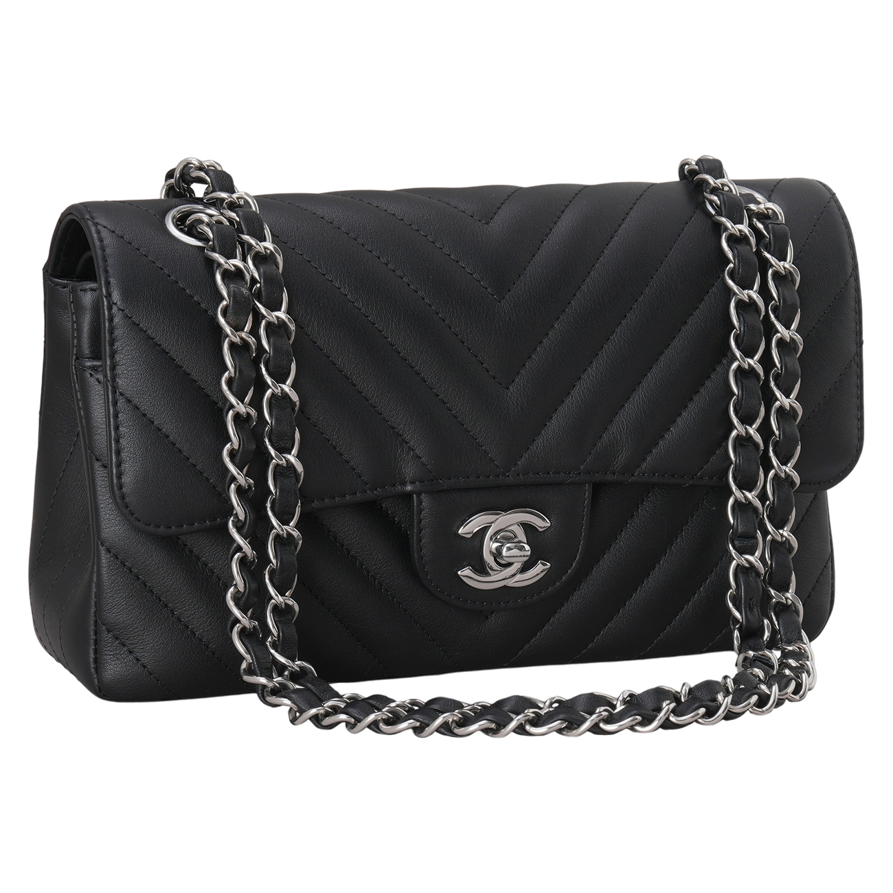 CHANEL(USED)샤넬 A01113 쉐브론 클래식 스몰 플랩백