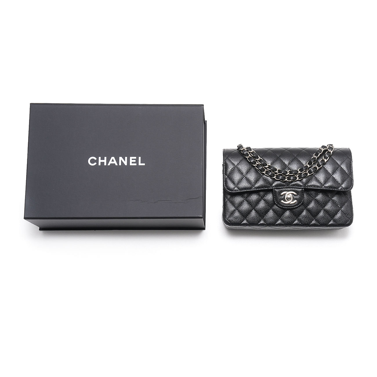 CHANEL(USED)샤넬 캐비어 클래식 스몰 플랩백