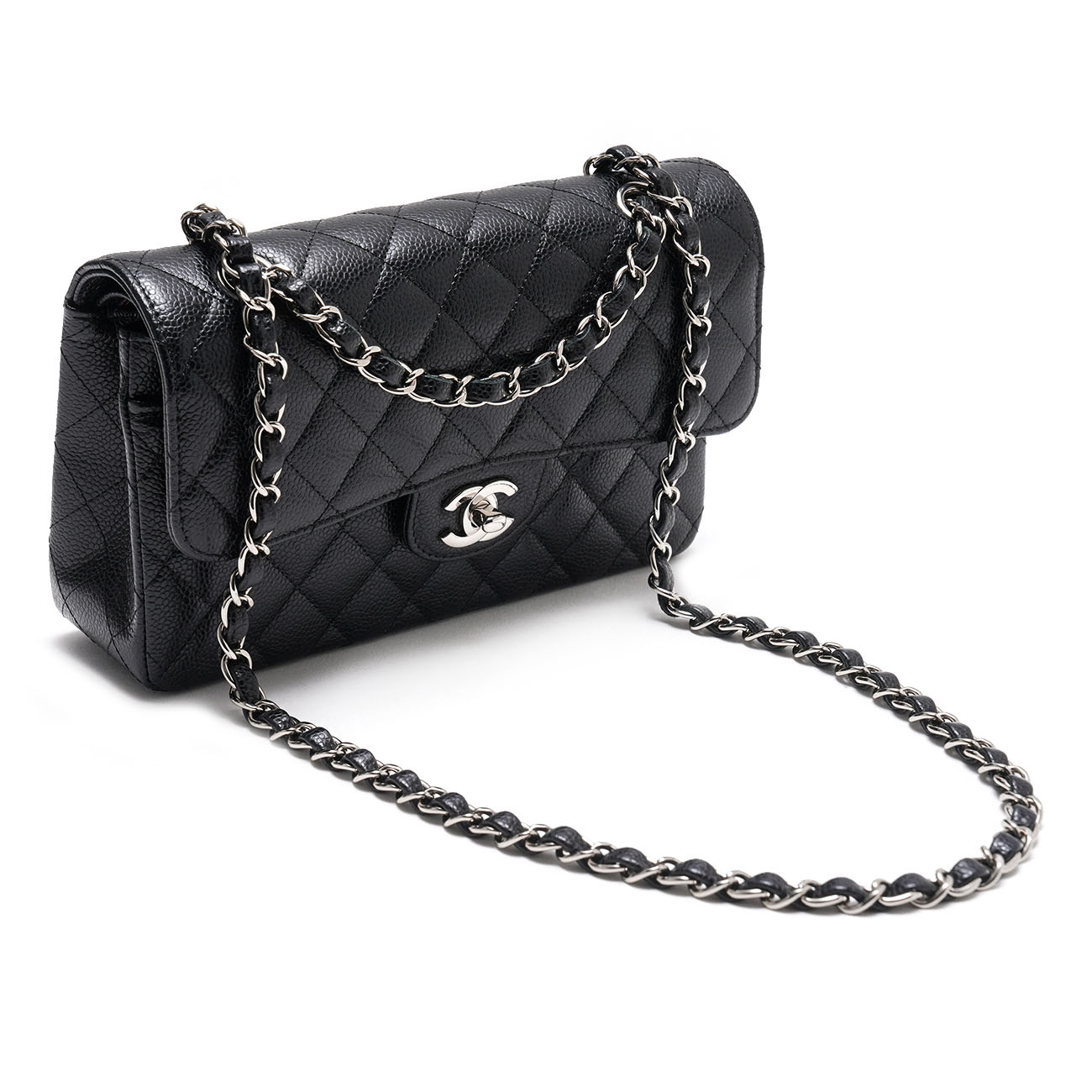 CHANEL(USED)샤넬 캐비어 클래식 스몰 플랩백
