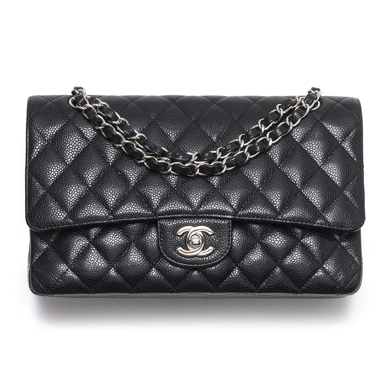CHANEL(USED)샤넬 캐비어 클래식 미듐 플랩백