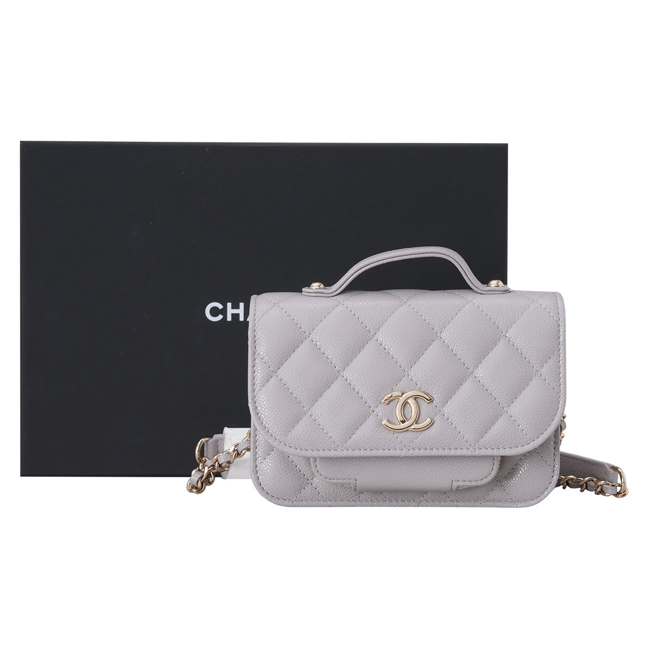 CHANEL(USED)샤넬 캐비어 비지니스 어피니티 WOC
