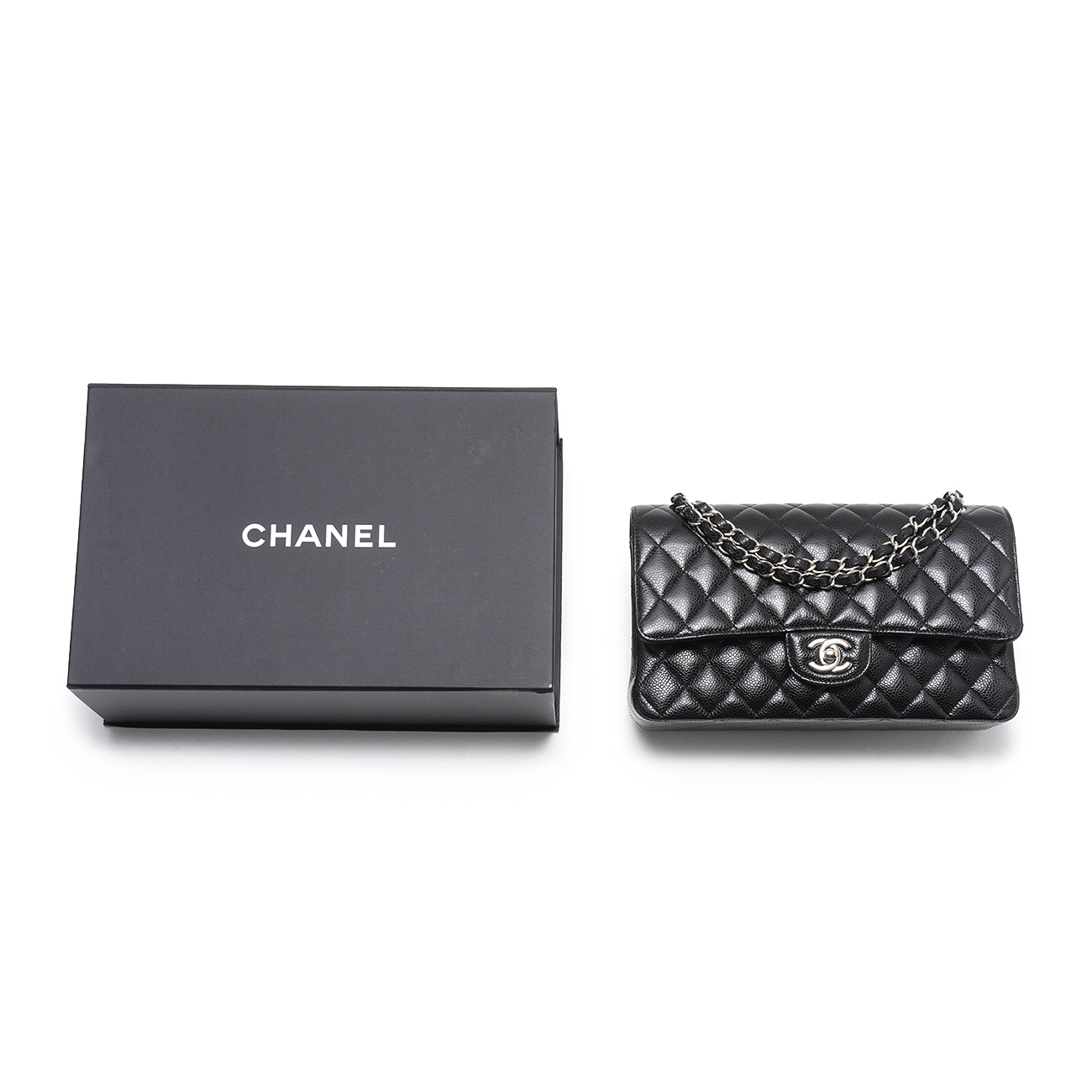 CHANEL(USED)샤넬 캐비어 클래식 미듐