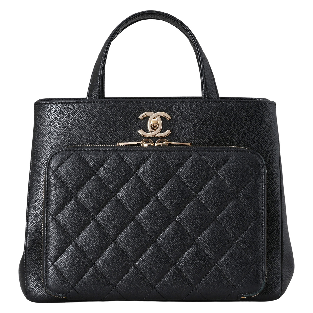 CHANEL(USED)샤넬 A93750 캐비어 비지니스 어피니티 토트