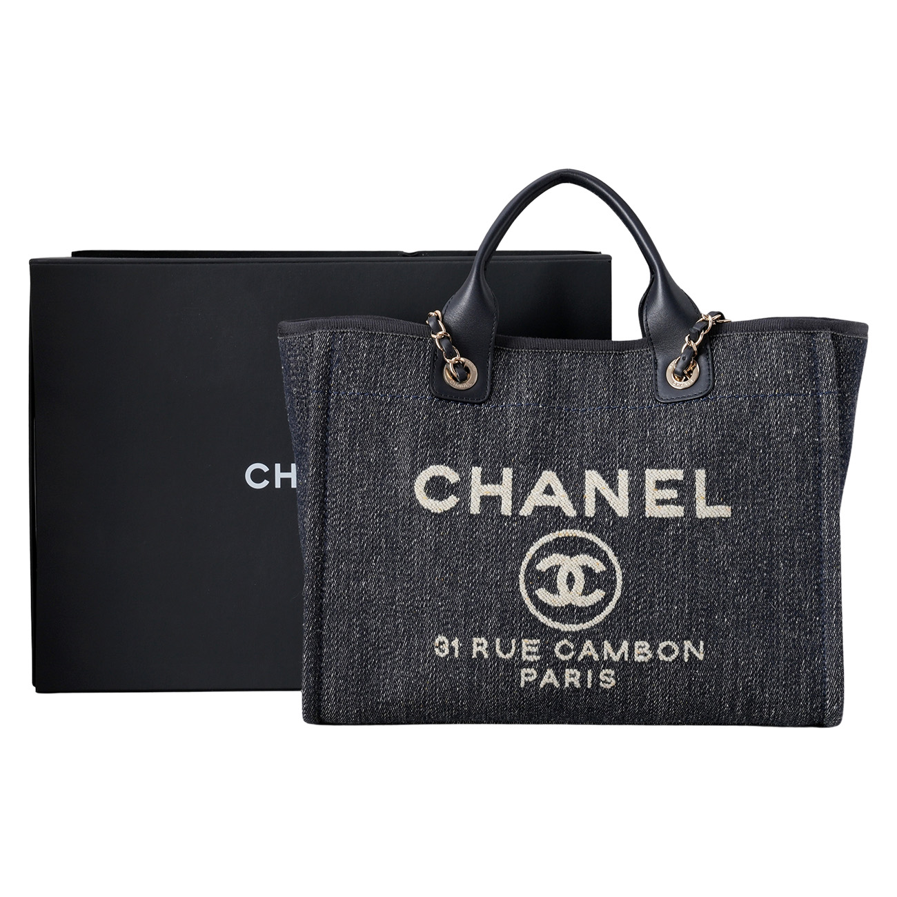 CHANEL(USED)샤넬 AS3351 도빌 쇼핑백