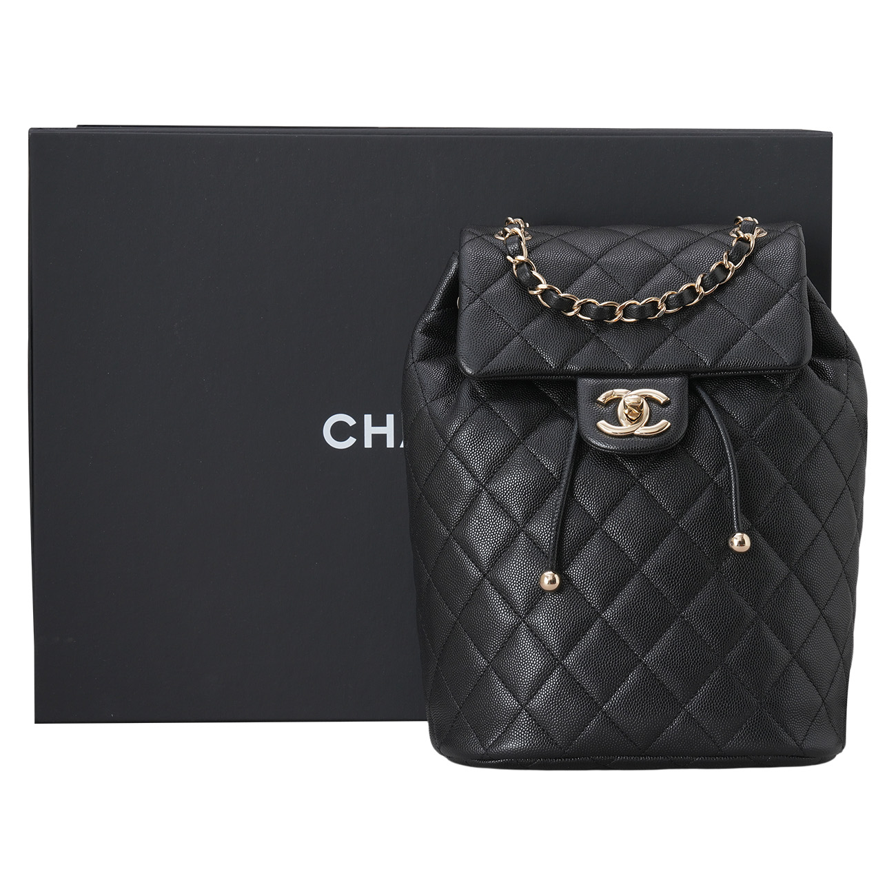 CHANEL(USED)샤넬 AS4059 캐비어 어반 스피릿 백팩 미디움