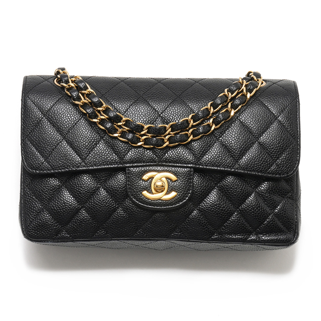 CHANEL(USED)샤넬 캐비어 클래식 스몰 플랩백