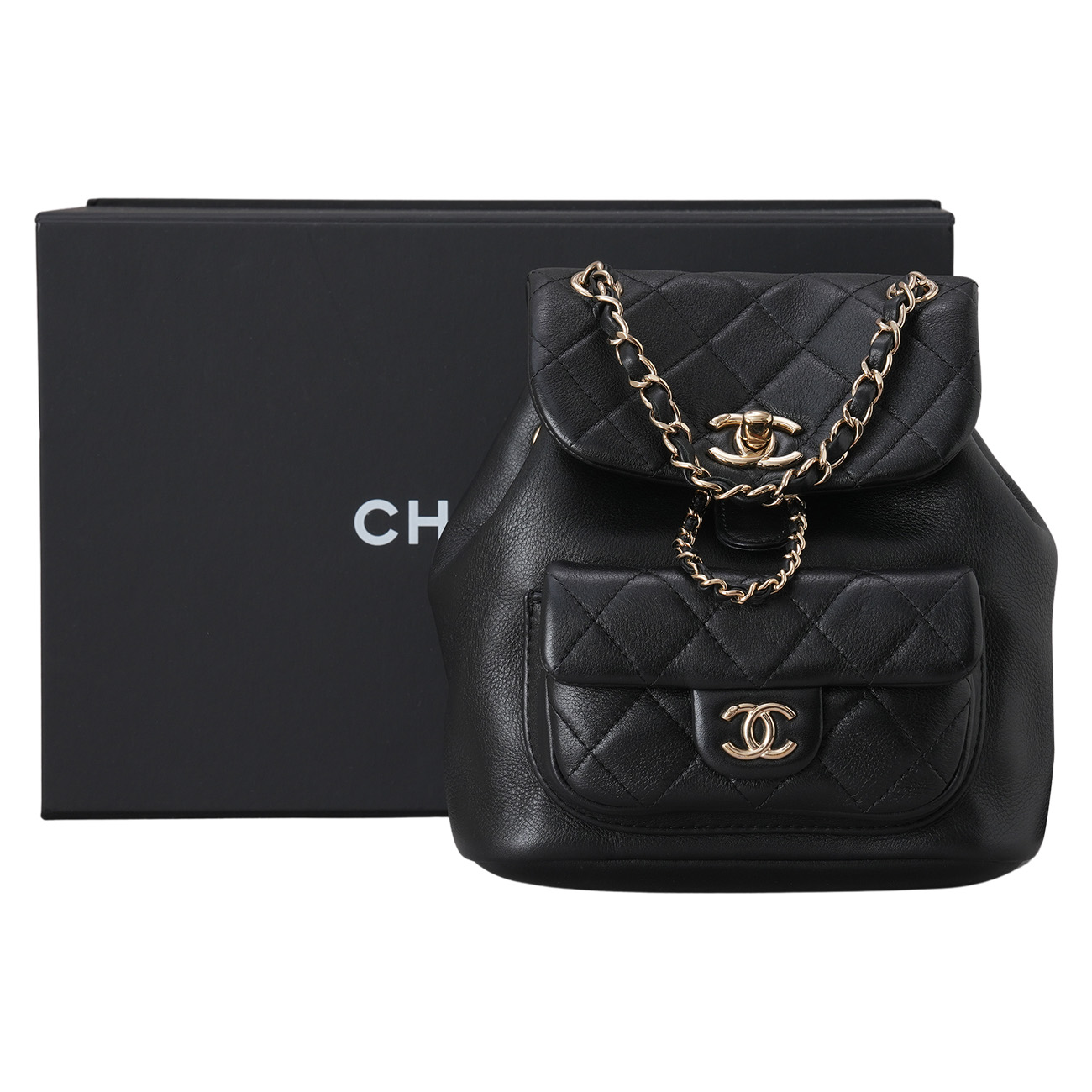 CHANEL(USED)샤넬 시즌 램스킨 백팩