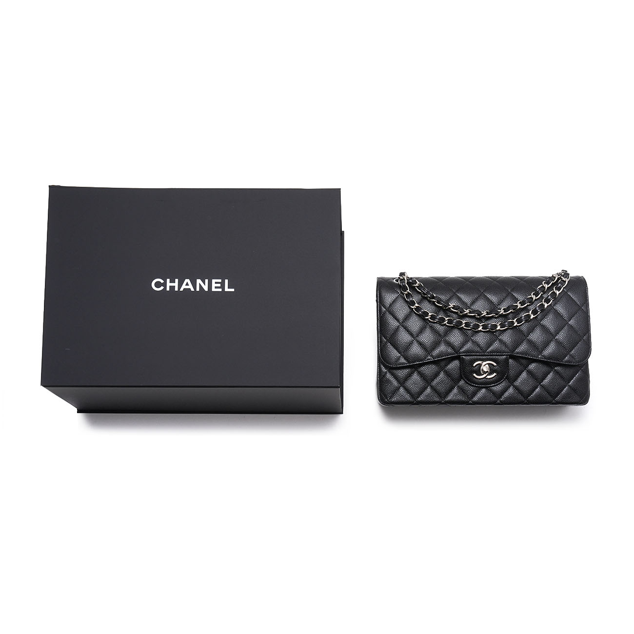 CHANEL(USED)샤넬 캐비어 클래식 라지 플랩백
