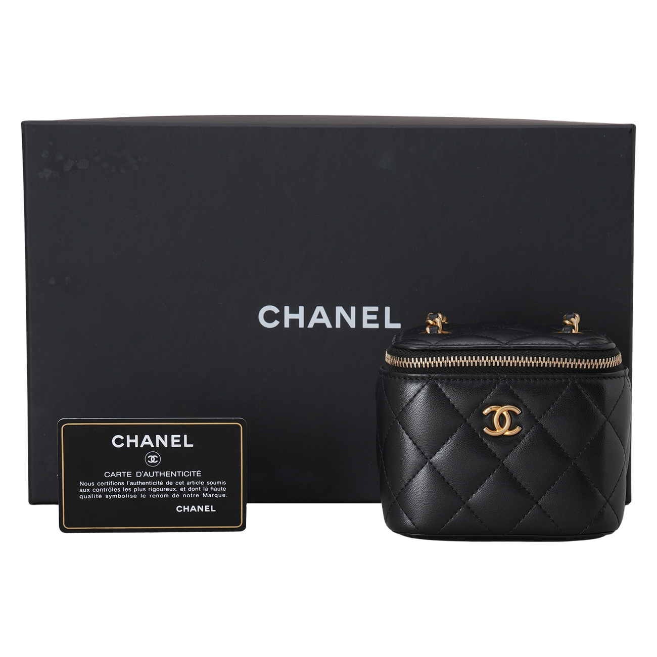 CHANEL(USED)샤넬 베니티 미니 골든볼 크로스백