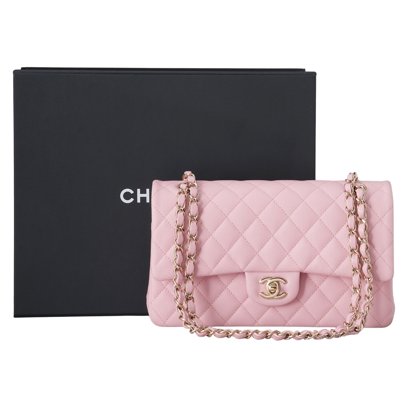 CHANEL(USED)샤넬 캐비어 클래식 미듐 플랩백