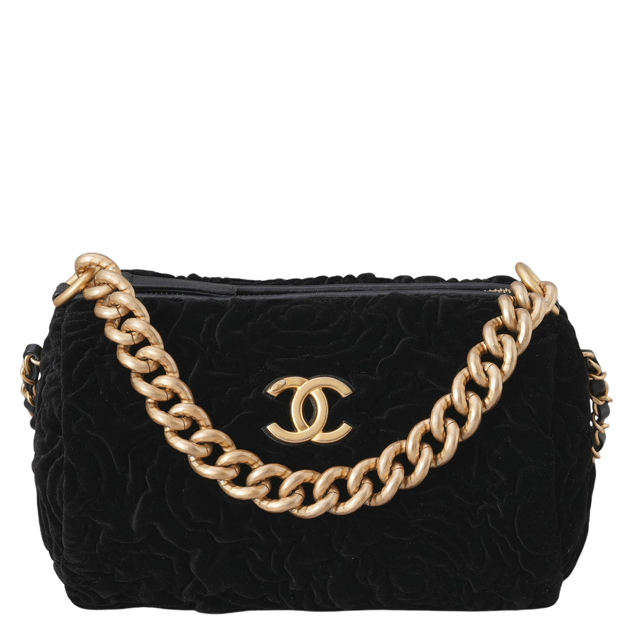 CHANEL(USED)샤넬 AS2622 시즌 까멜리아 볼링 숄더백