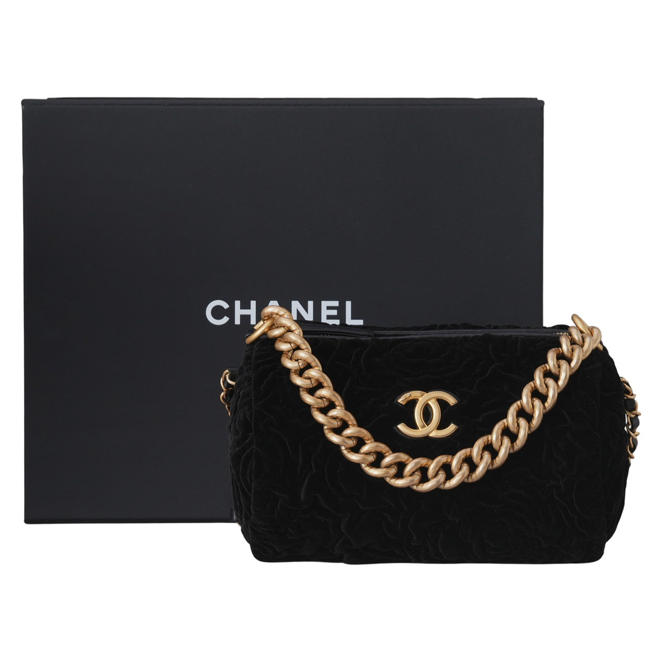 CHANEL(USED)샤넬 AS2622 시즌 까멜리아 볼링 숄더백