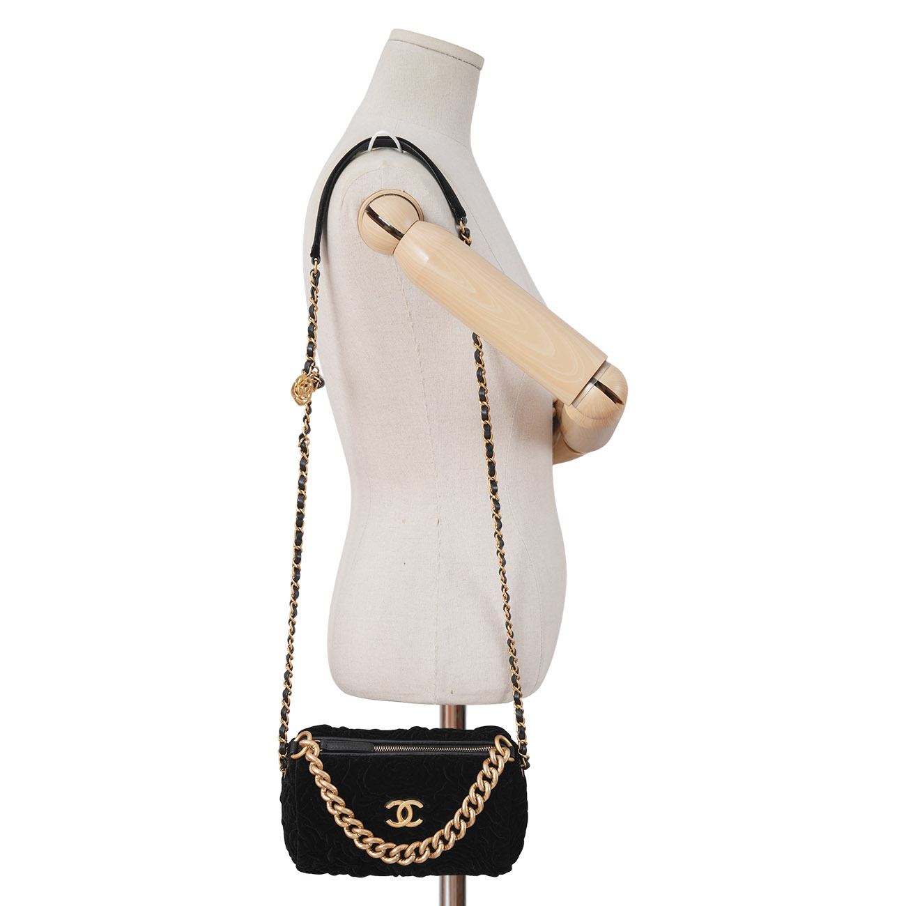 CHANEL(USED)샤넬 AS2622 시즌 까멜리아 볼링 숄더백
