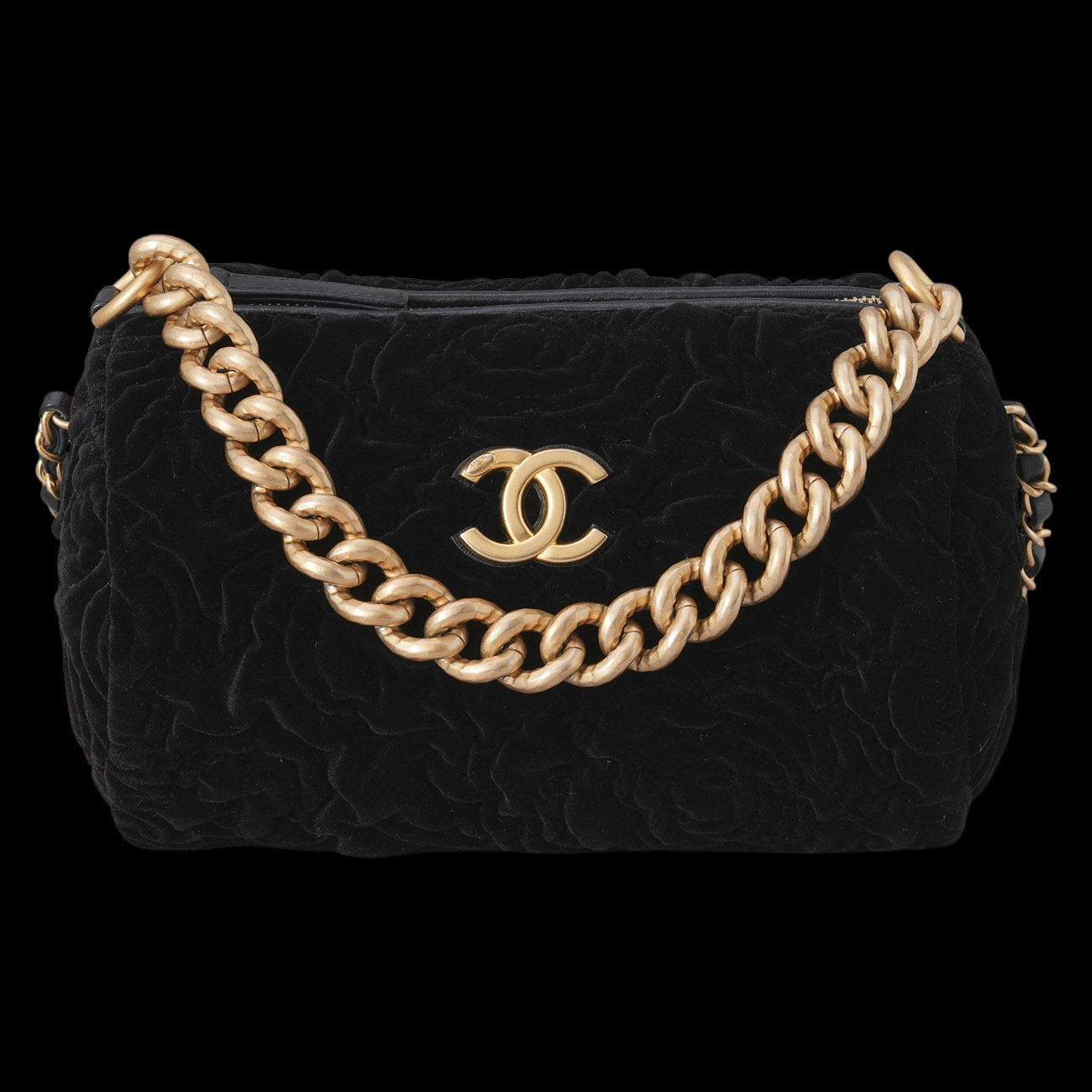 CHANEL(USED)샤넬 AS2622 시즌 까멜리아 볼링 숄더백
