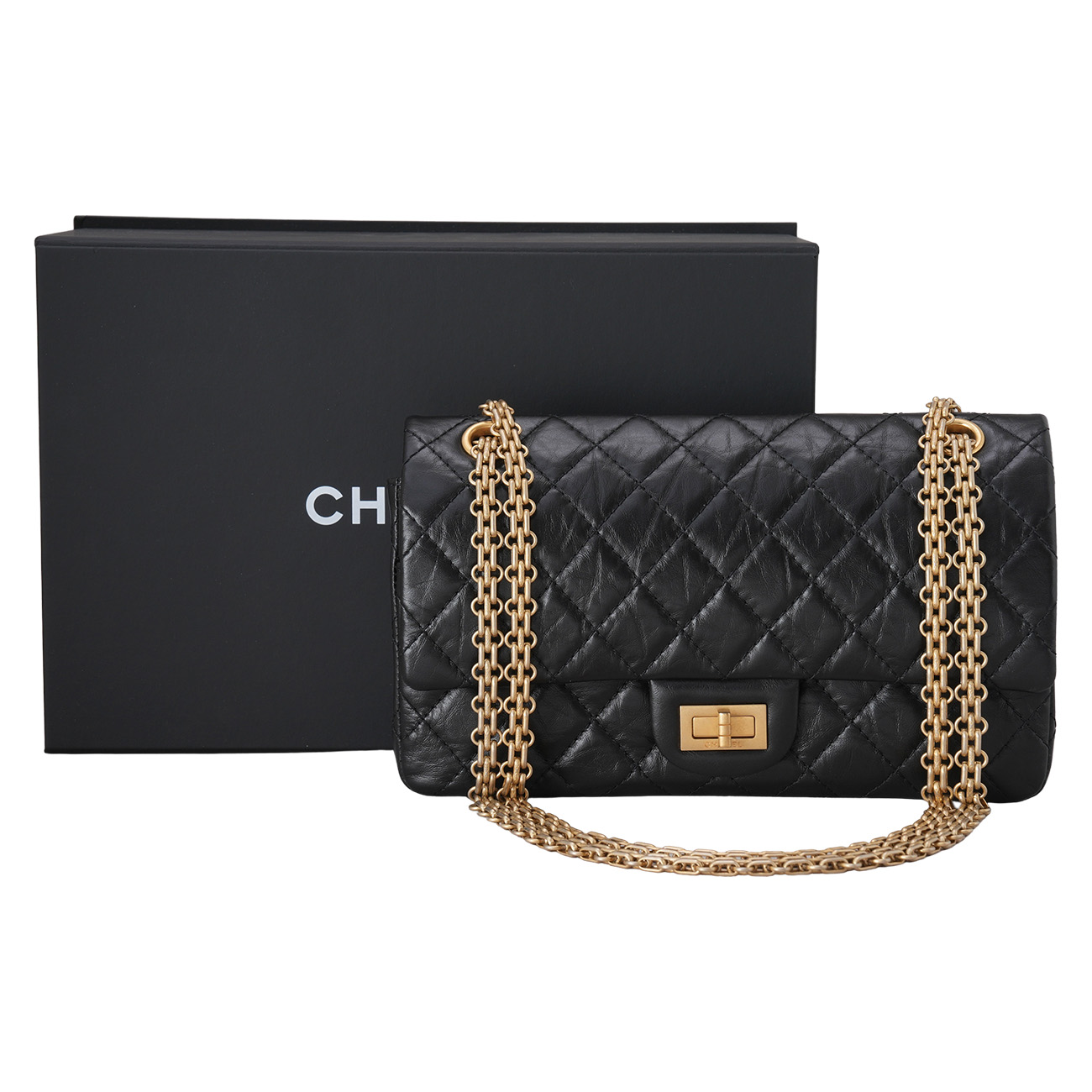 CHANEL(USED)샤넬 A37586 2.55 빈티지 24 플랩백