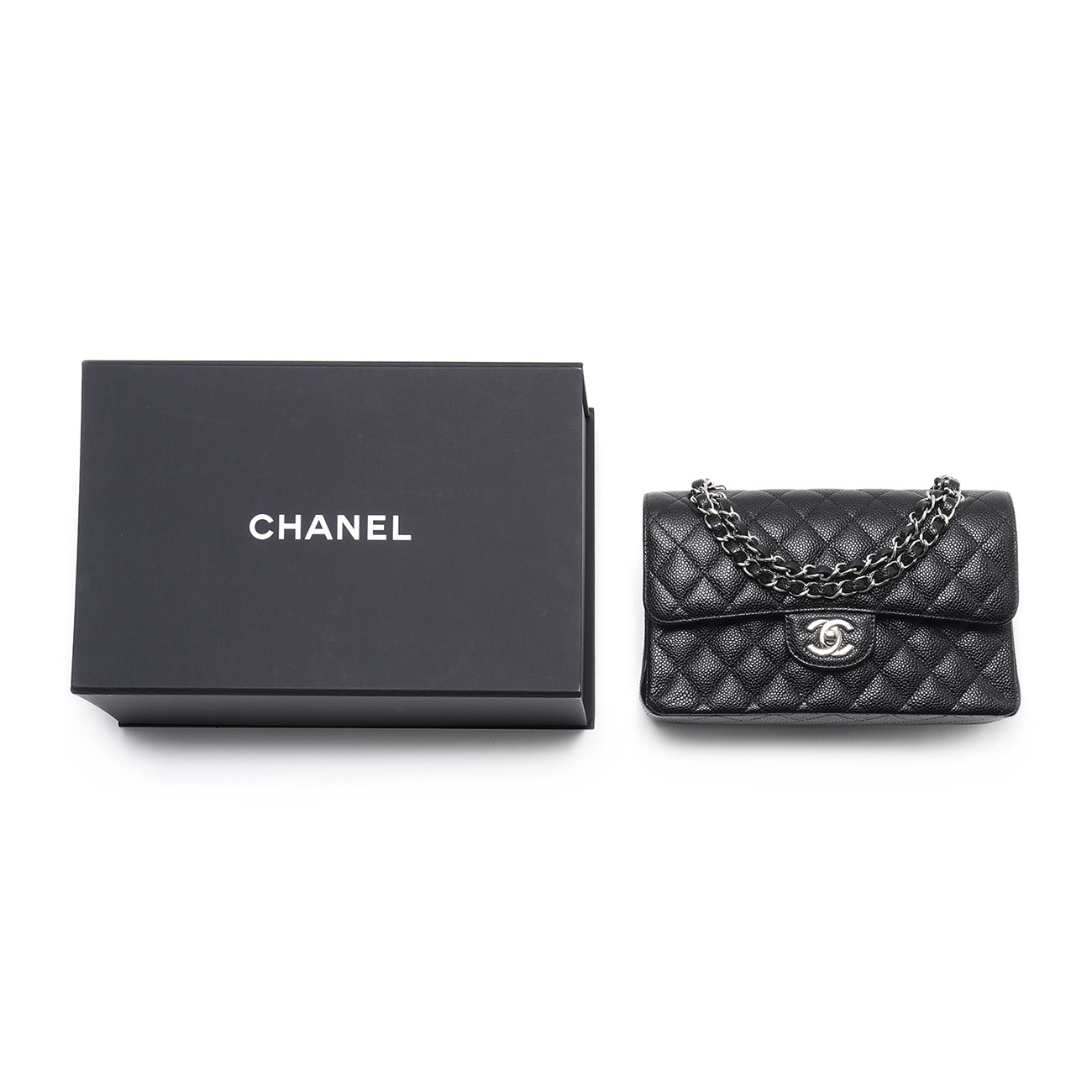 CHANEL(USED)샤넬 캐비어 클래식 스몰 플랩백