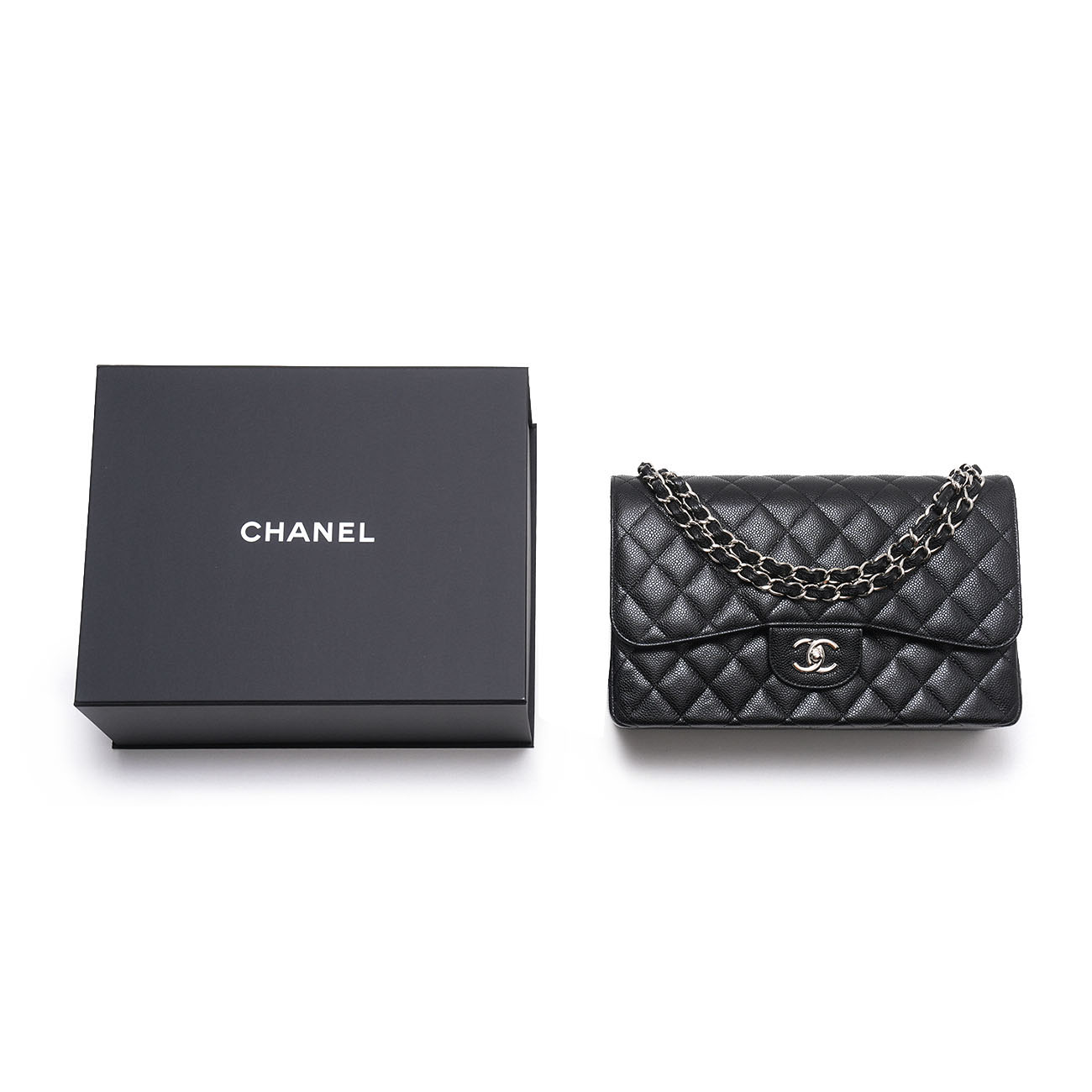 CHANEL(USED)샤넬 캐비어 클래식 라지 플랩백