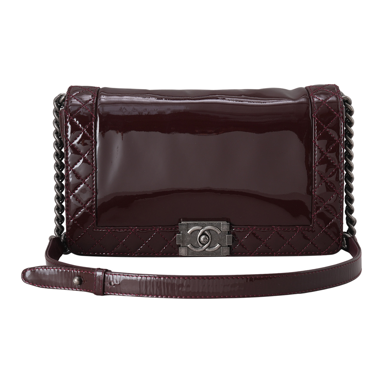 CHANEL(USED)샤넬 페이던트 보이샤넬 체인 숄더백