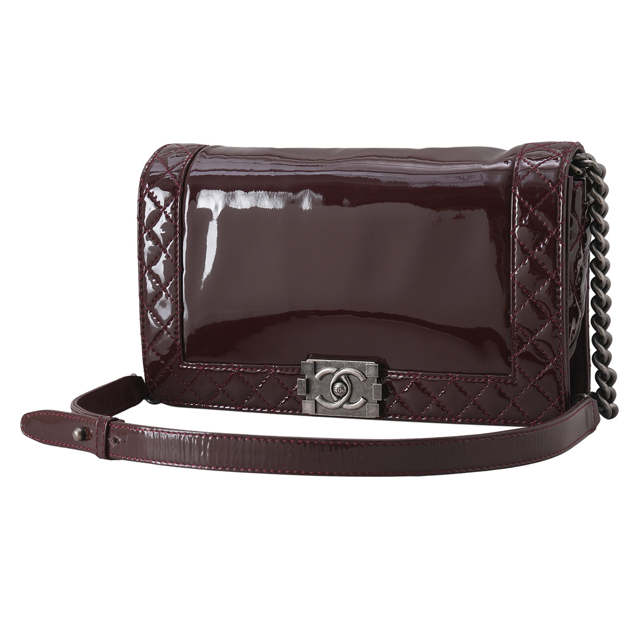 CHANEL(USED)샤넬 페이던트 보이샤넬 체인 숄더백