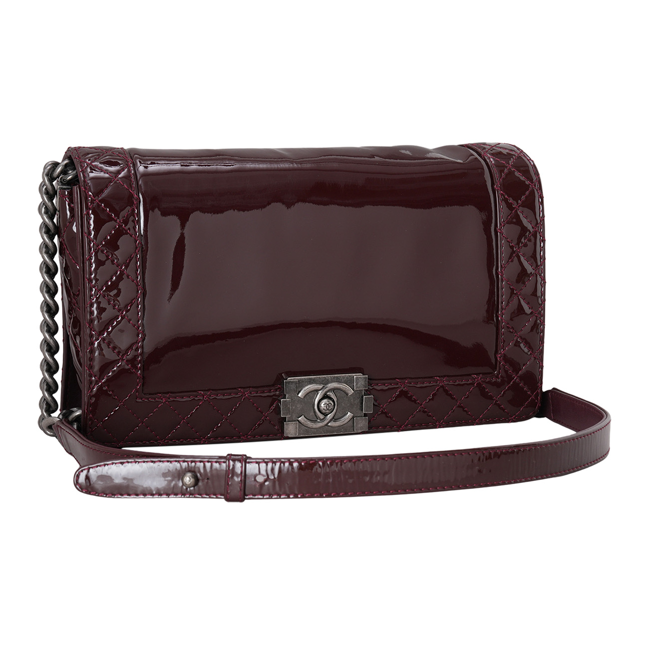 CHANEL(USED)샤넬 페이던트 보이샤넬 체인 숄더백