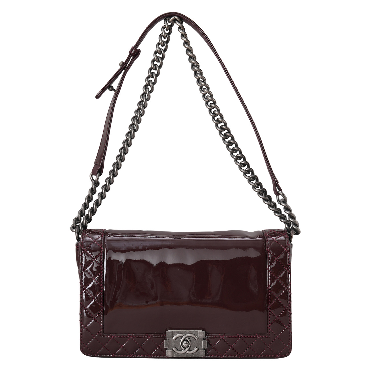 CHANEL(USED)샤넬 페이던트 보이샤넬 체인 숄더백