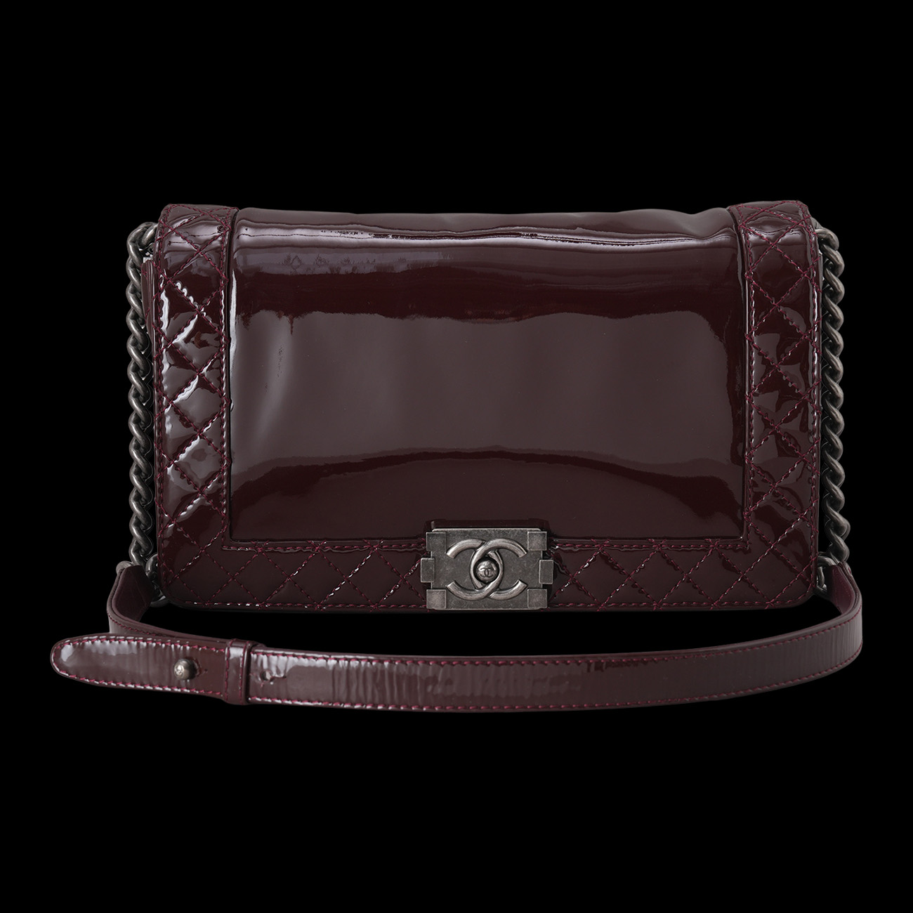 CHANEL(USED)샤넬 페이던트 보이샤넬 체인 숄더백